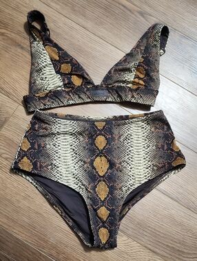Skims Snake Bikini Swim Set